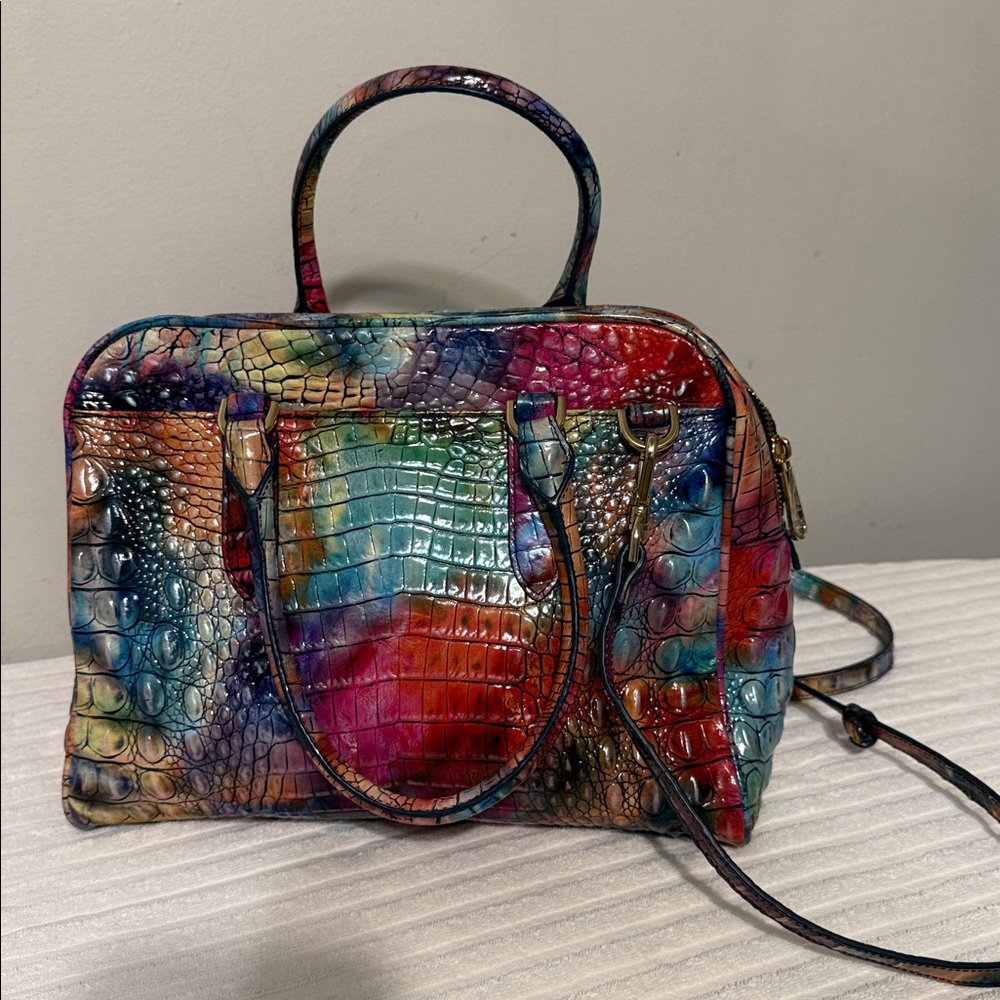 Brahmin Vibrant Multicolor Satchel - Picture 2 of 3